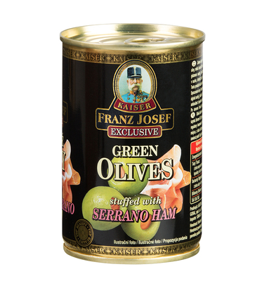 Green Olives Stuffed with Serrano Ham 300g
