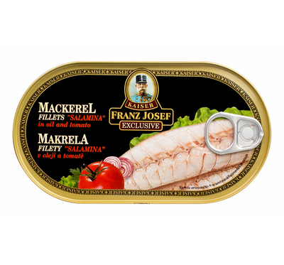 Mackerel Fillets ‘Salamina’ in Oil and Tomato Sauce 170g