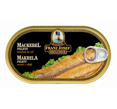 Makrela uzené filety v oleji 170 g