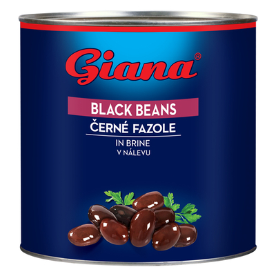 Fazole černé v nálevu 2500g