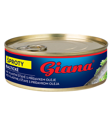 Baltické šproty v rostlinném oleji 160g
