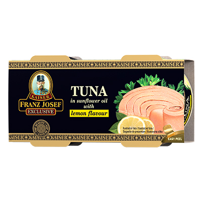 Tuňák steak ve slunečnicovém oleji s citronem 2x80g 