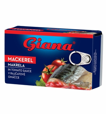 Makrela v tomatové omáčce 125g 