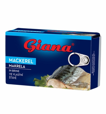 Makrela ve vlastní šťávě 125g 