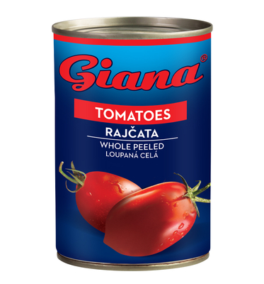Rajčata loupaná celá 400g