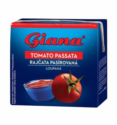 Rajčata loupaná pasírovaná 500g