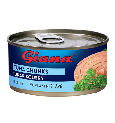 Tuňák kousky ve vlastní šťávě 170g