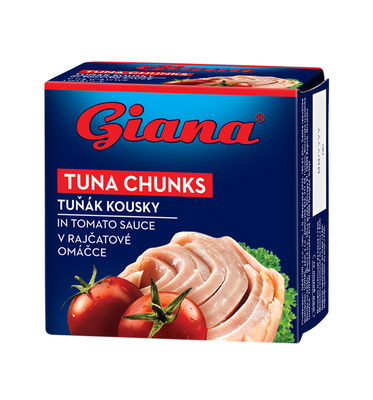 Tuňák kousky v rajčatové omáčce 80g