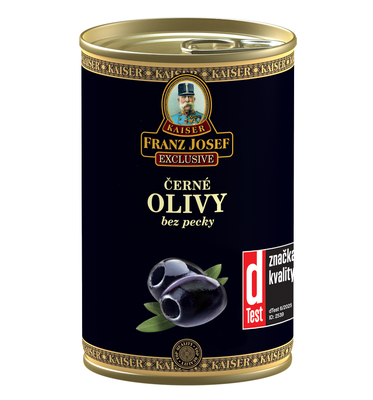 Černé olivy bez pecky 300g