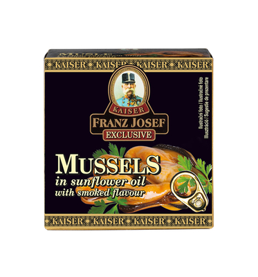 Mussels in Sunflower Oil with Smoked Flavour 80 g