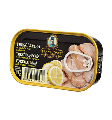 Cod Liver with Lemon in Oil 115g