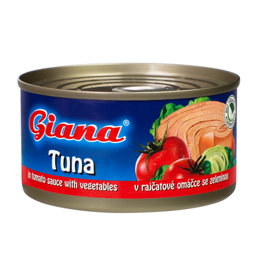Tuna in tomato sauce with vegetables 185g
