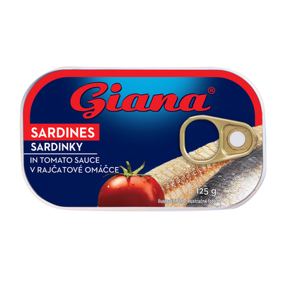 Sardines in tomato sauce 125g