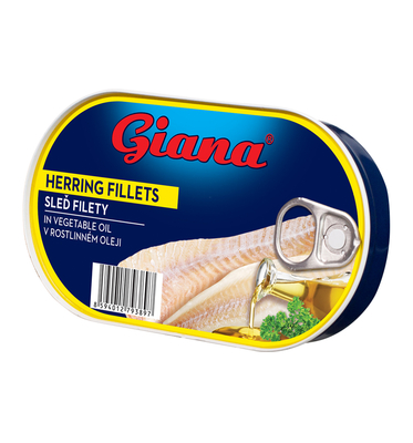 Herring fillets in vegetable oil 170g