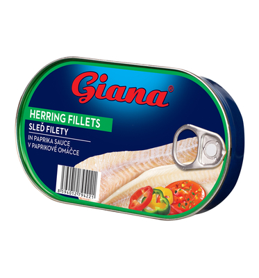 Herring fillets in paprika sauce 170g