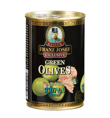 Zielone oliwki nadziewane pastą z tuńczyka 300g